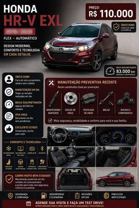 HONDA HR-V 1.8 16V FLEX EXL 4P AUTOMÁTICO HONDA HR-V 1.8 16V FLEX EXL 4P AUTOMÁTICO